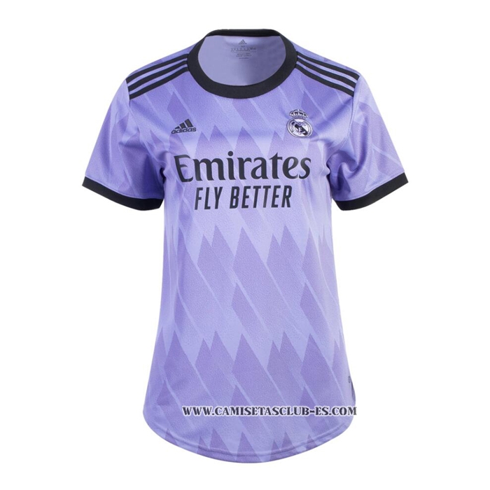 Camiseta Segunda Real Madrid Mujer 22-23